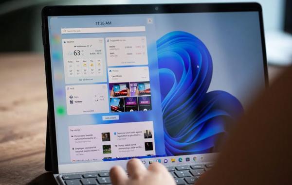 مایکروسافت از تسک بار نو ویندوز 11 برای تبلت ها رونمایی کرد