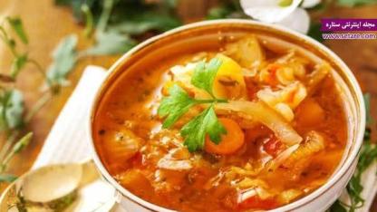 طرز تهیه سوپ سبزیجات رژیمی (سوپ چربی سوز)